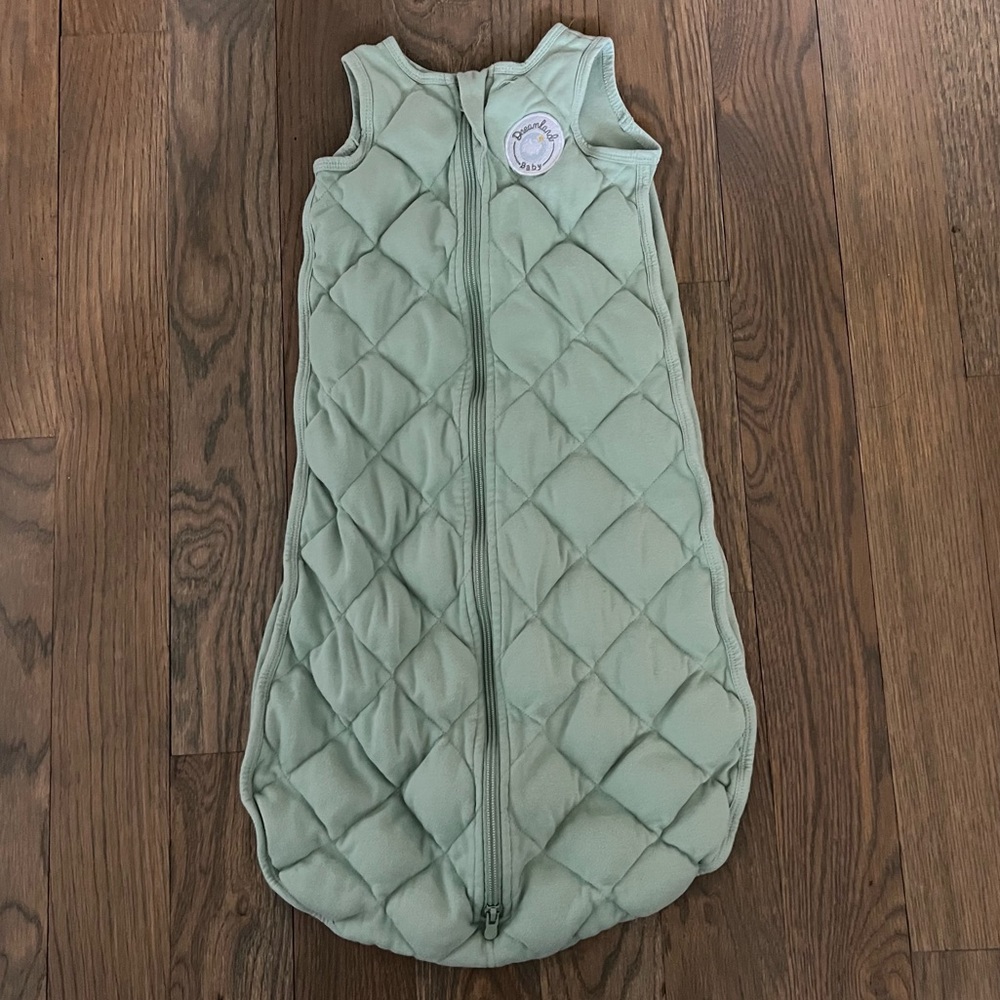 Dreamland Baby Sleep Sack- Size 6-12 mo, Sage Green